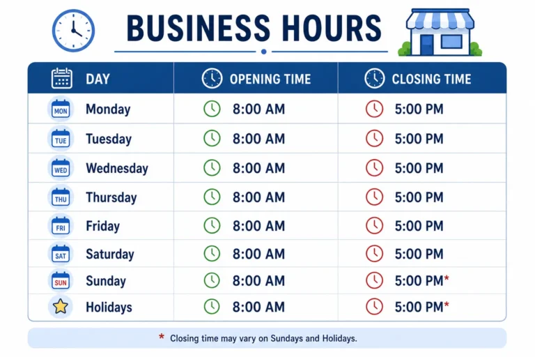 JRS express working hours and schedule