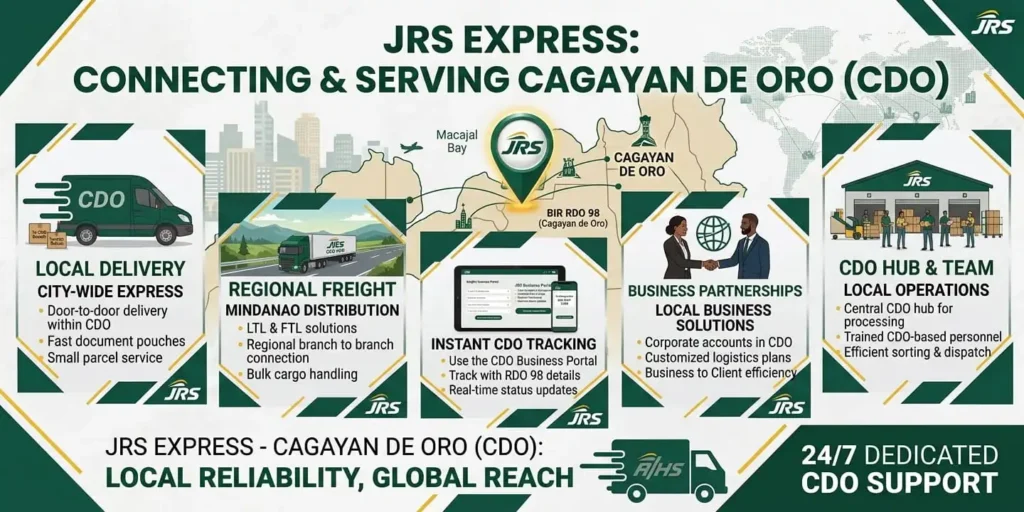 Major JRS Express Branches in Cagayan de Oro